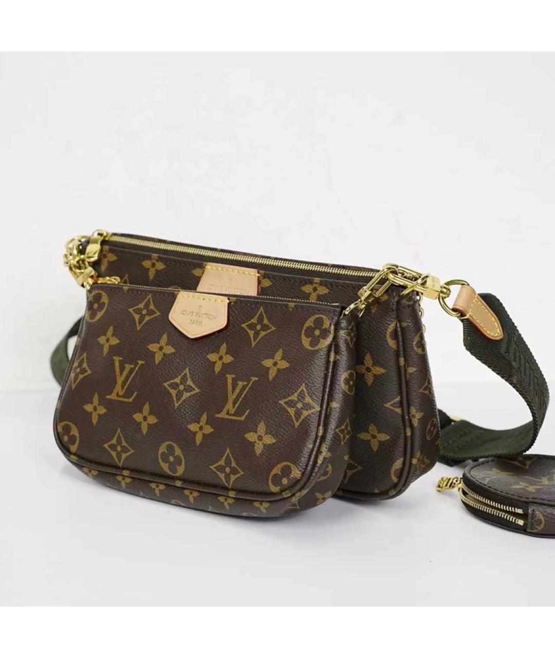 LOUIS VUITTON Коричневая сумка через плечо, фото 2