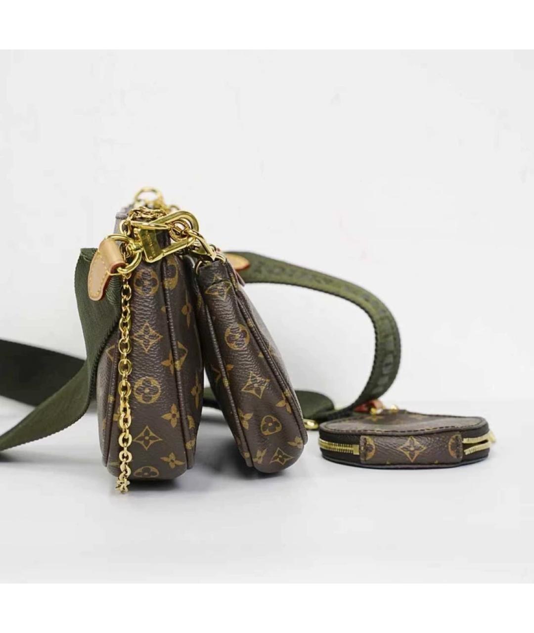 LOUIS VUITTON Коричневая сумка через плечо, фото 7