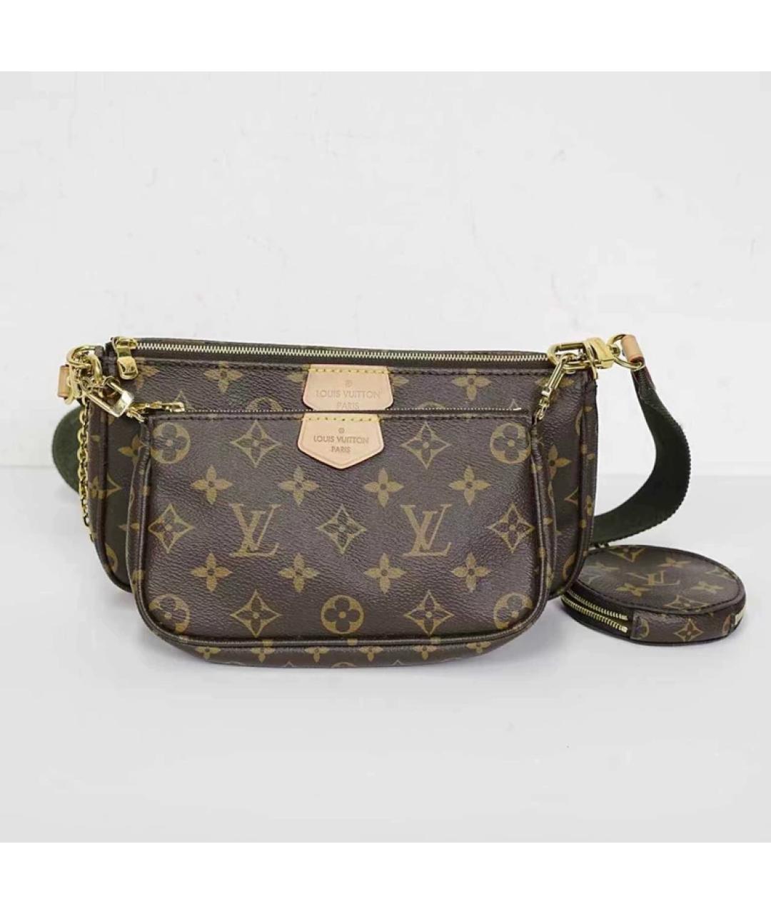 LOUIS VUITTON Коричневая сумка через плечо, фото 10