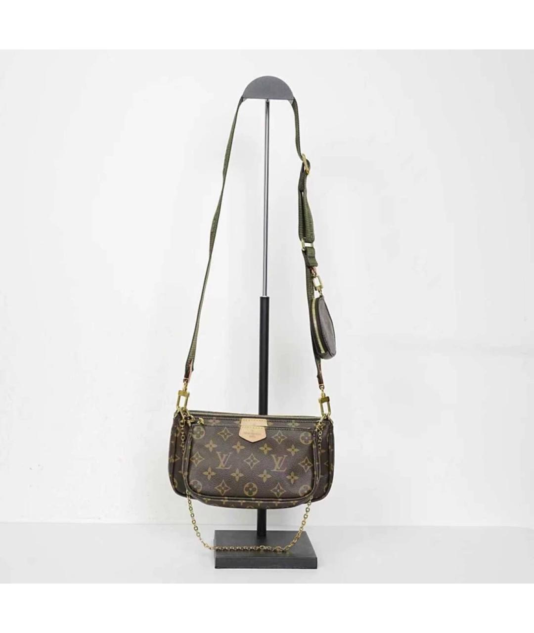 LOUIS VUITTON Коричневая сумка через плечо, фото 8