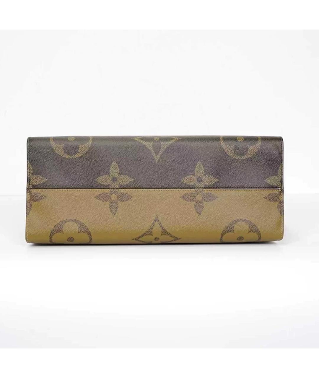 LOUIS VUITTON Коричневая сумка с короткими ручками, фото 3