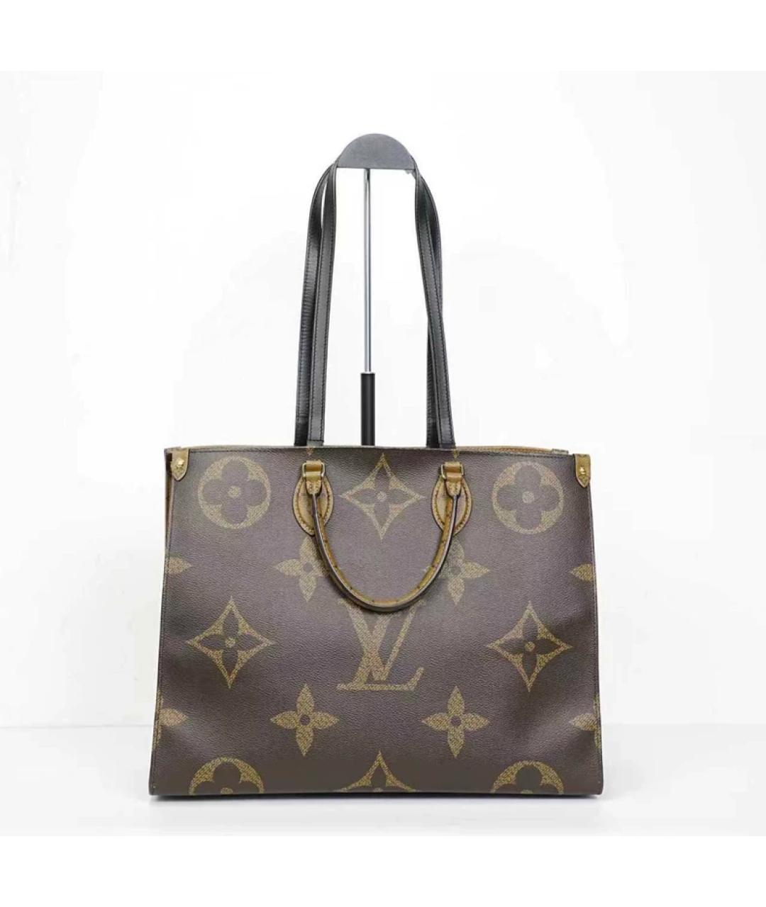 LOUIS VUITTON Коричневая сумка с короткими ручками, фото 6