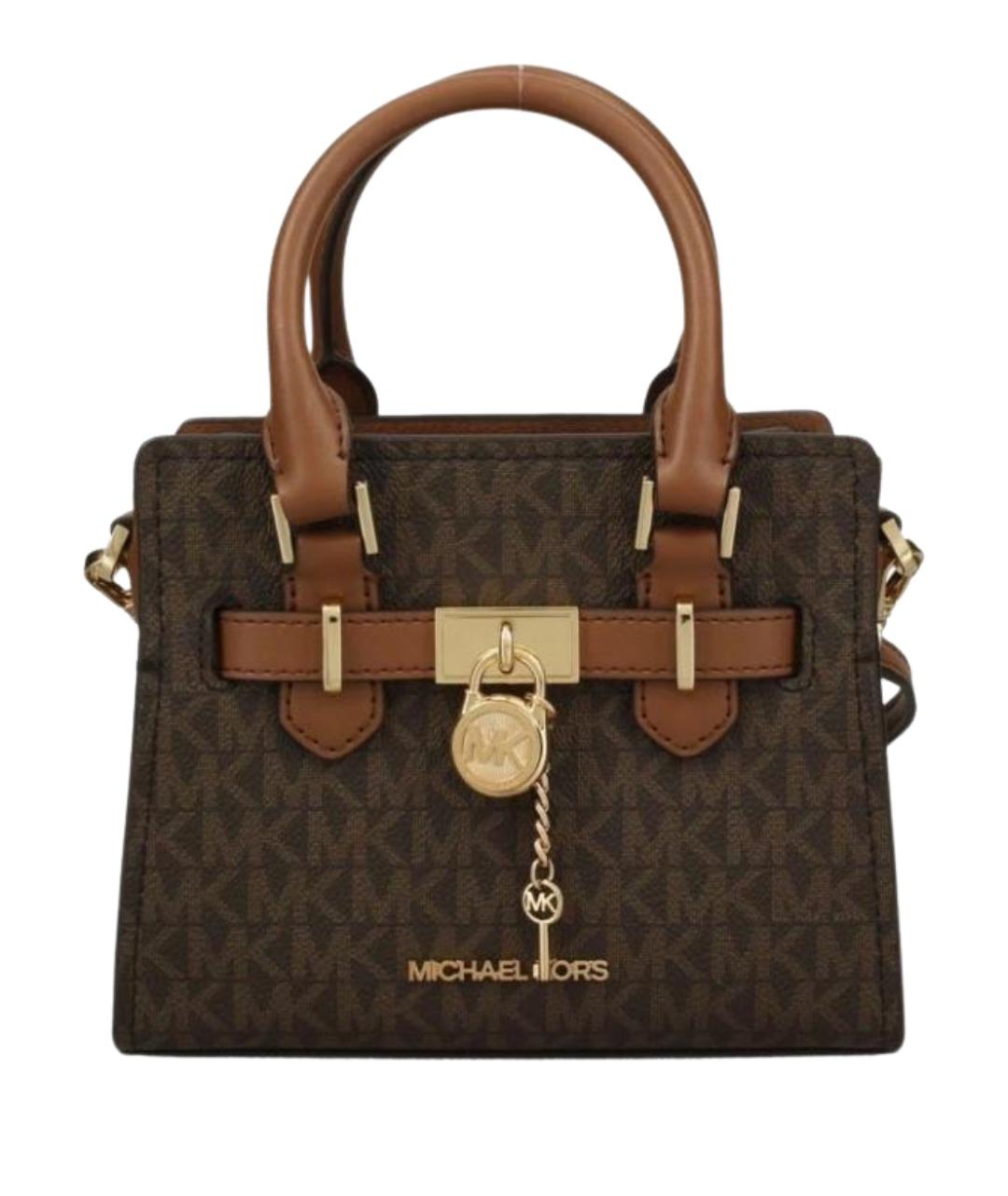 MICHAEL KORS Коричневая сумка с короткими ручками, фото 1