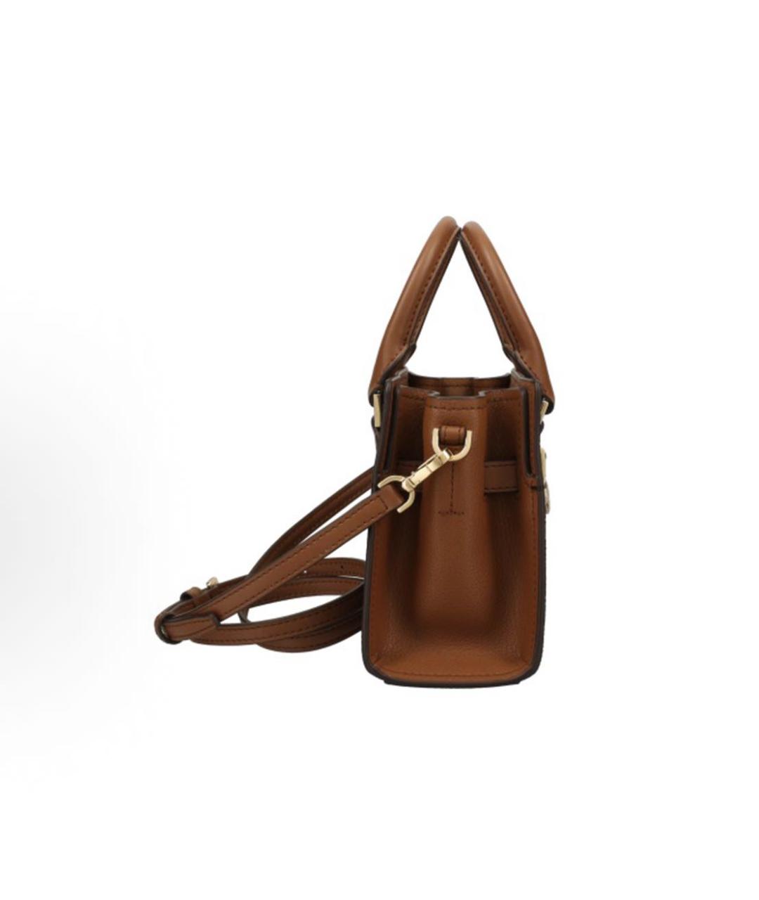 MICHAEL KORS Коричневая сумка с короткими ручками, фото 3