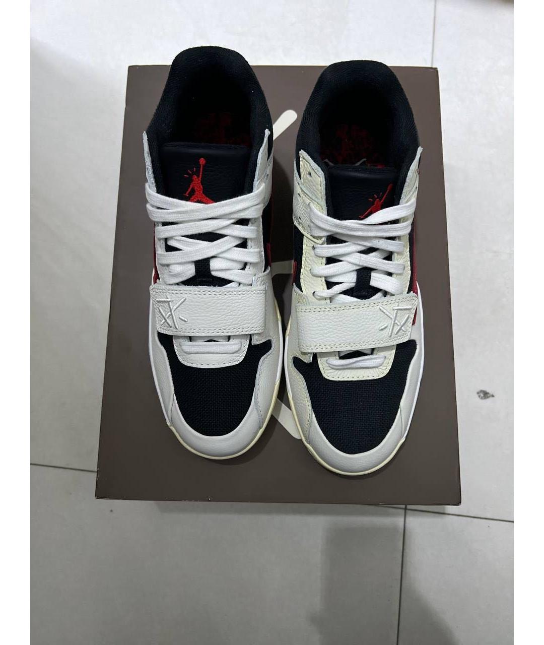 JORDAN Мульти кожаные высокие кроссовки / кеды, фото 2