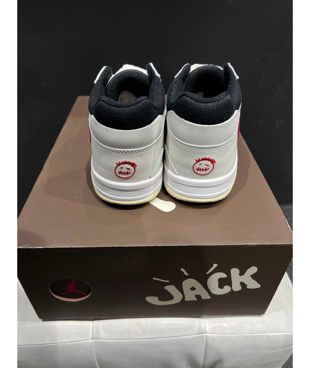 JORDAN Мульти кожаные высокие кроссовки / кеды, фото 4