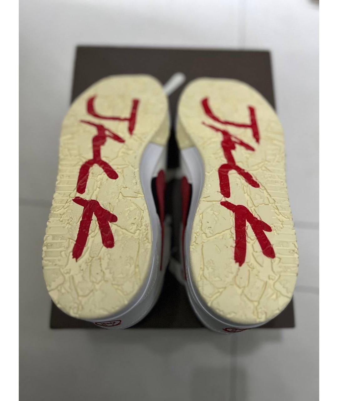 JORDAN Мульти кожаные высокие кроссовки / кеды, фото 4