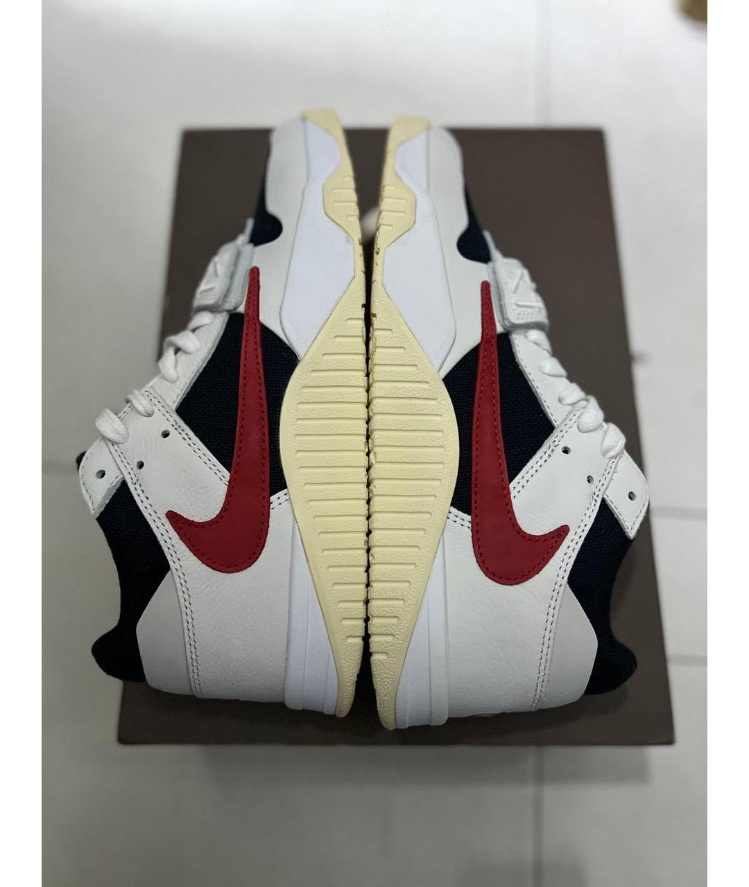 JORDAN Мульти кожаные высокие кроссовки / кеды, фото 5
