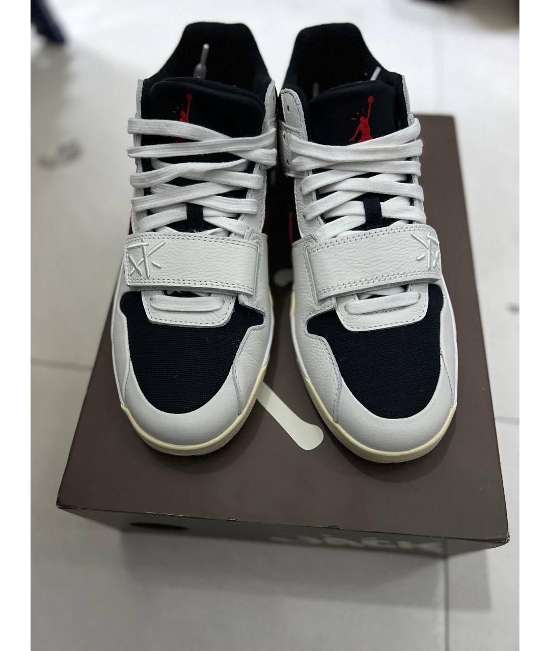 JORDAN Мульти кожаные высокие кроссовки / кеды, фото 2