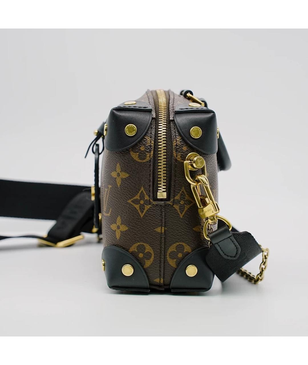 LOUIS VUITTON Коричневая сумка с короткими ручками, фото 5