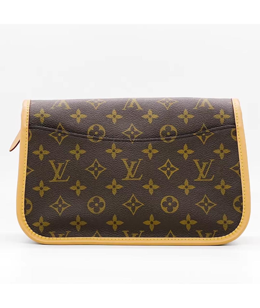 LOUIS VUITTON Коричневая сумка через плечо, фото 3