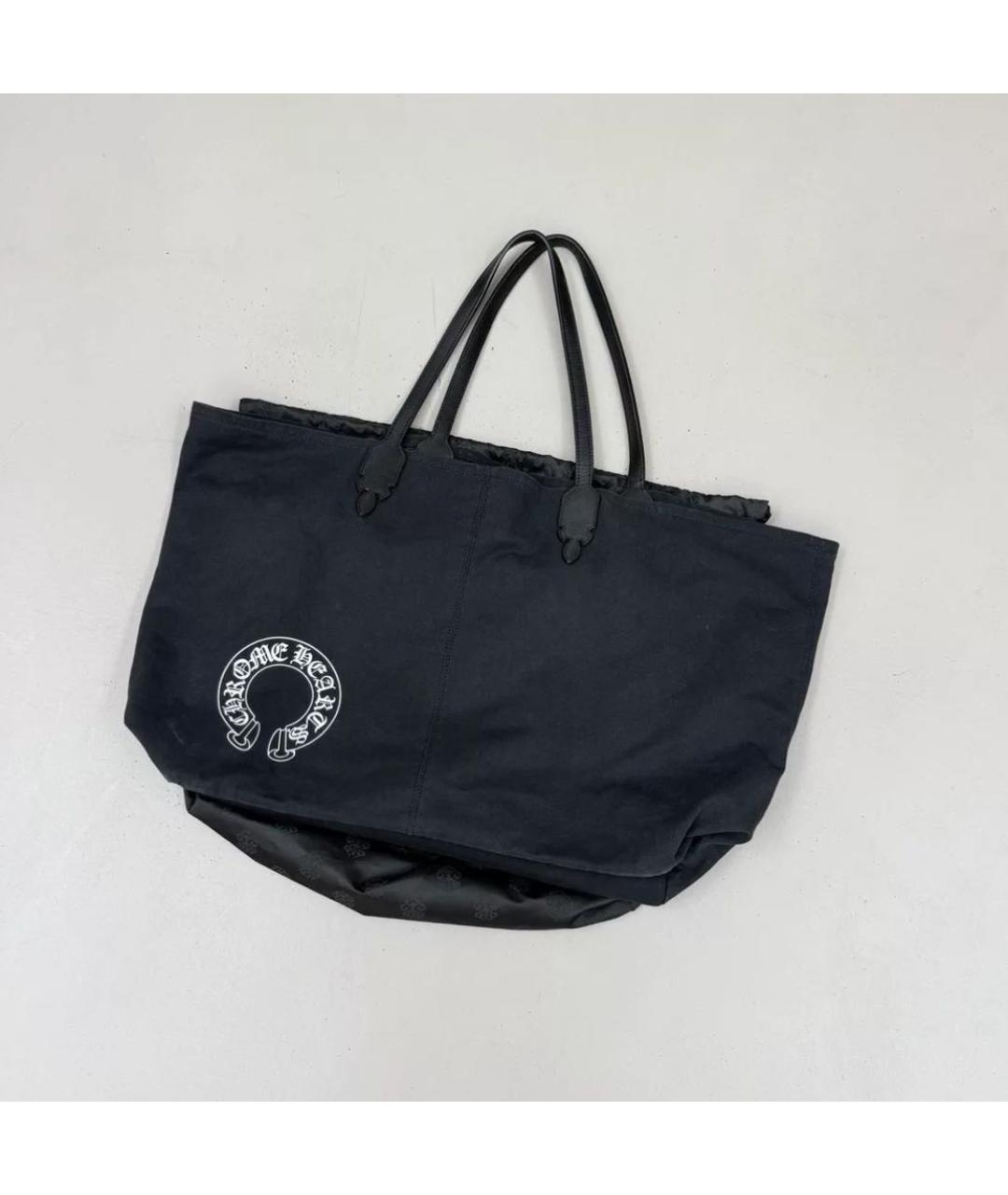 CHROME HEARTS Черная сумка тоут, фото 2