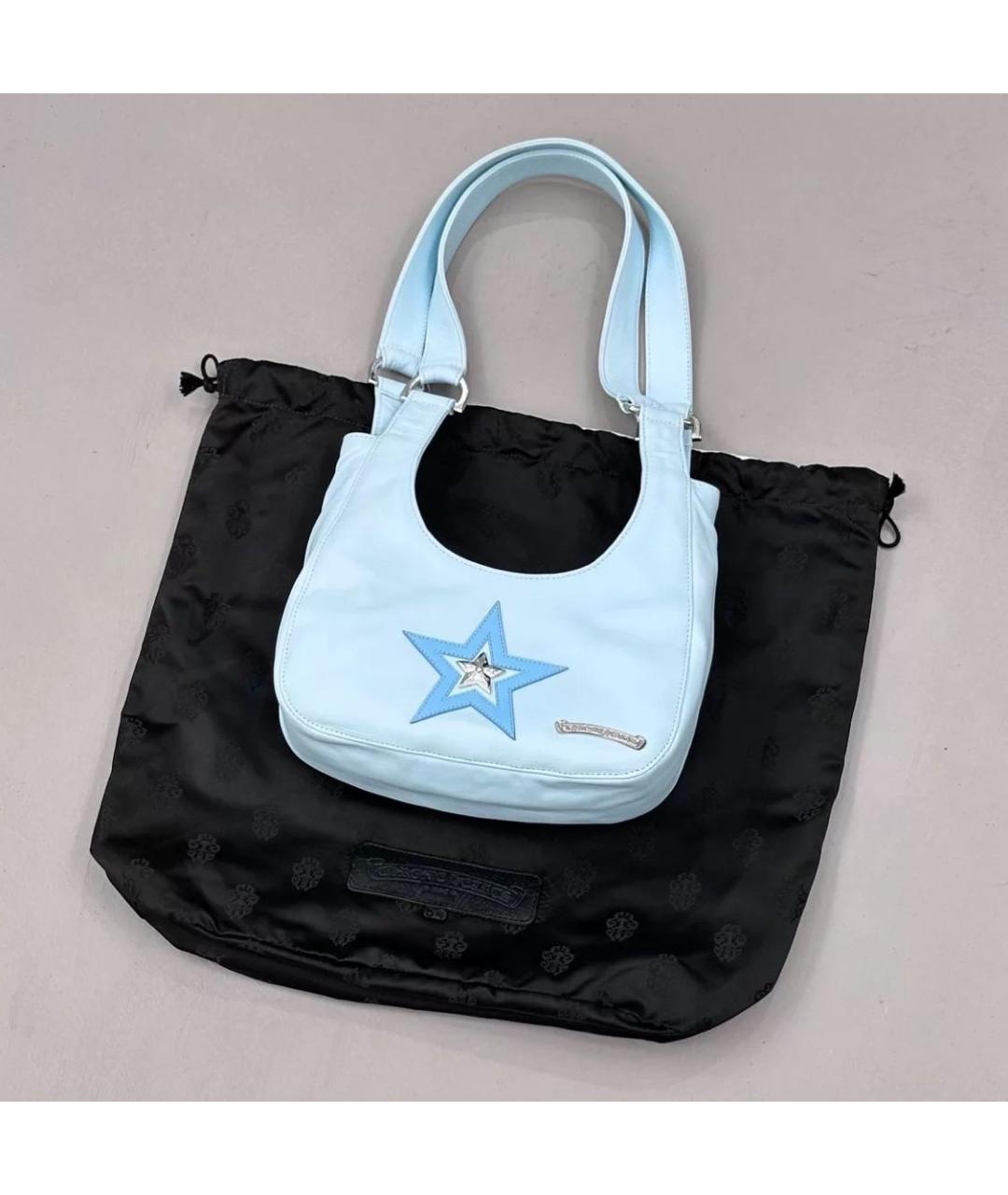 CHROME HEARTS Голубая сумка через плечо, фото 3