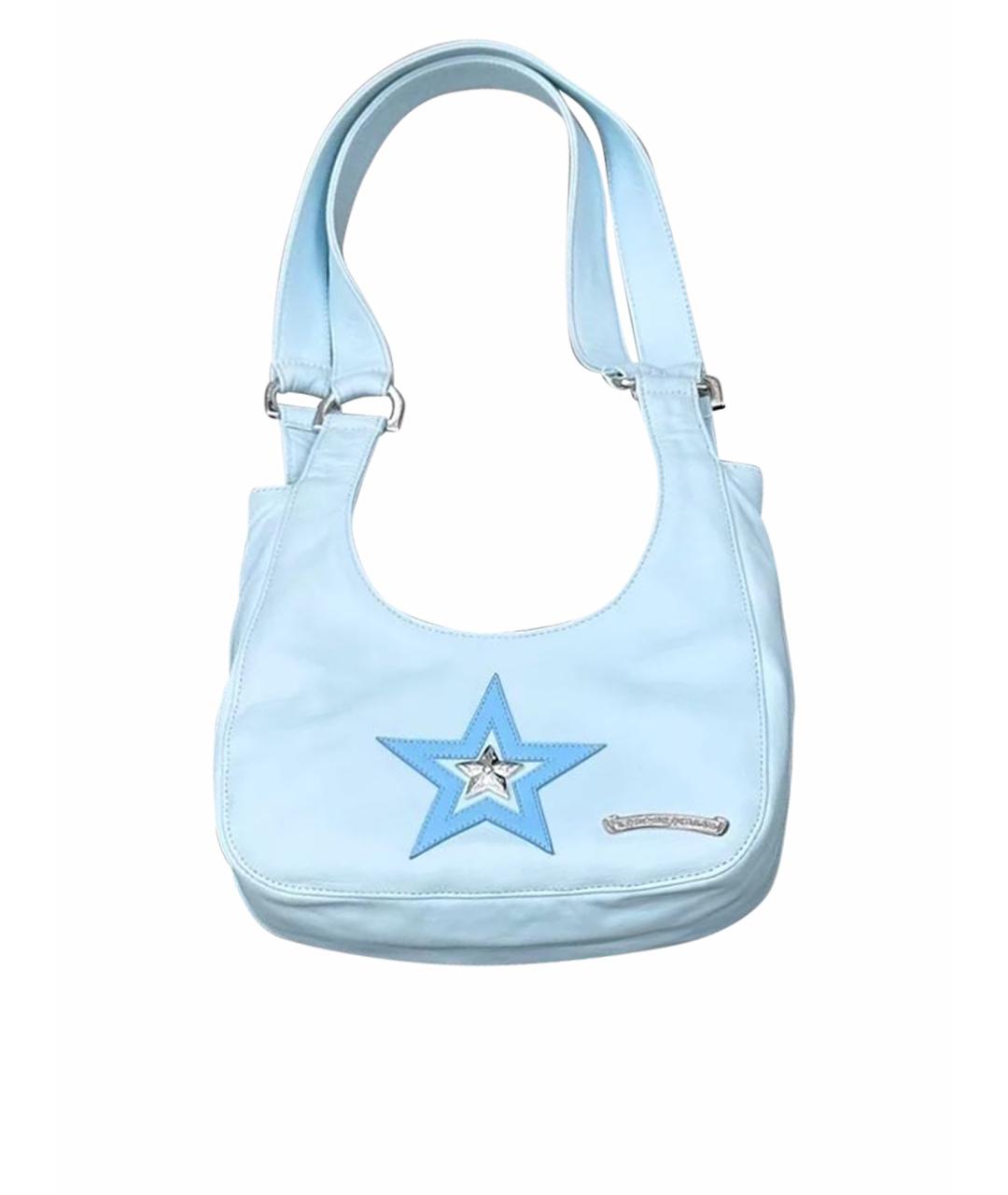 CHROME HEARTS Голубая сумка через плечо, фото 1