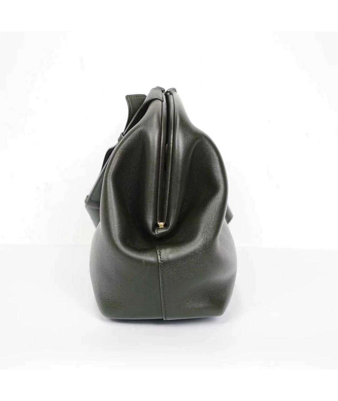 BOTTEGA VENETA Зеленая кожаная сумка через плечо, фото 7