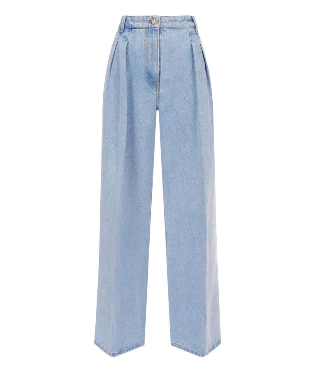 NINA RICCI Голубые деним брюки широкие, фото 8