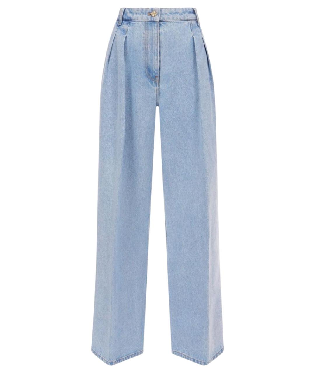NINA RICCI Голубые деним брюки широкие, фото 1
