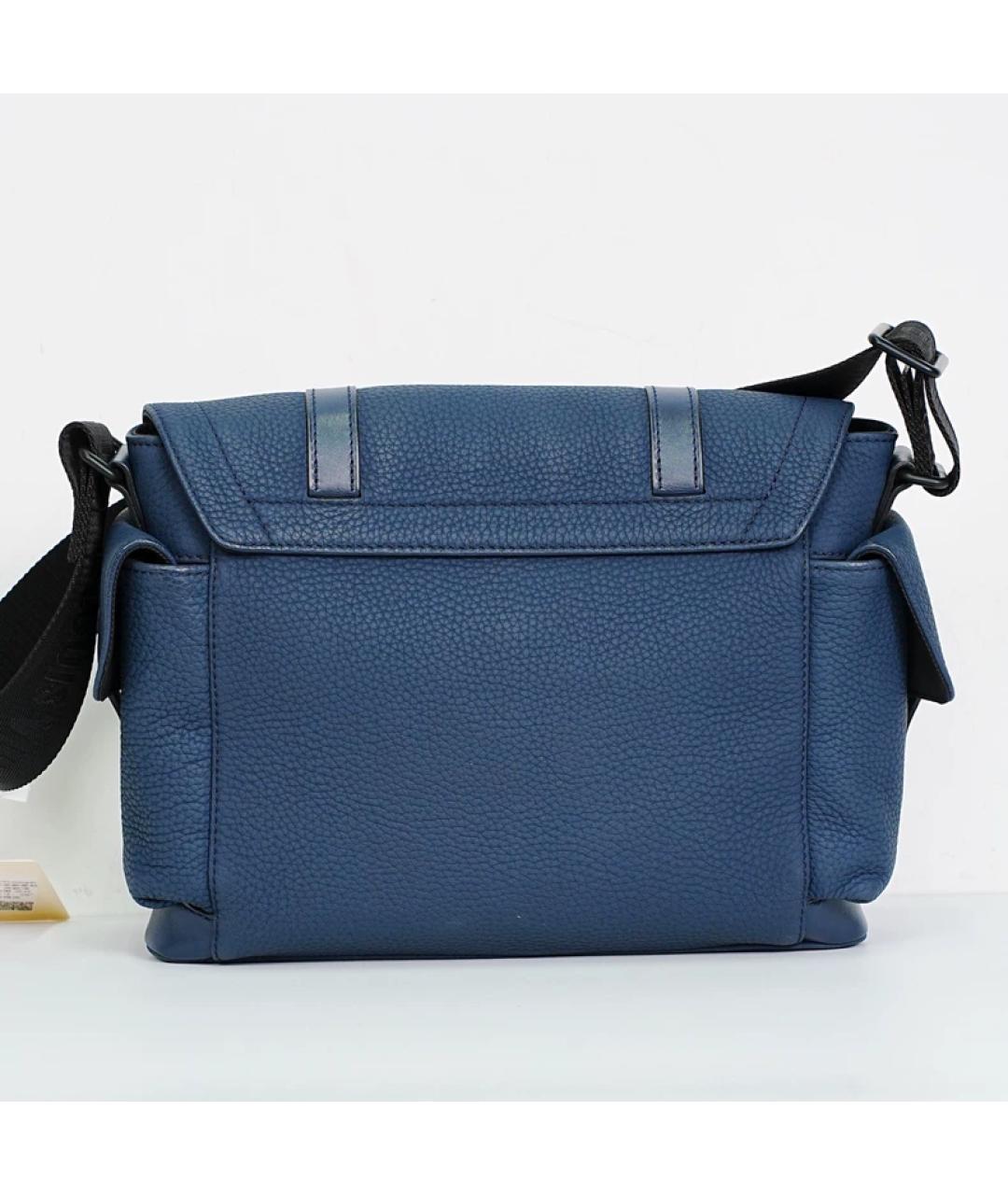 LOUIS VUITTON Синяя кожаная сумка на плечо, фото 3