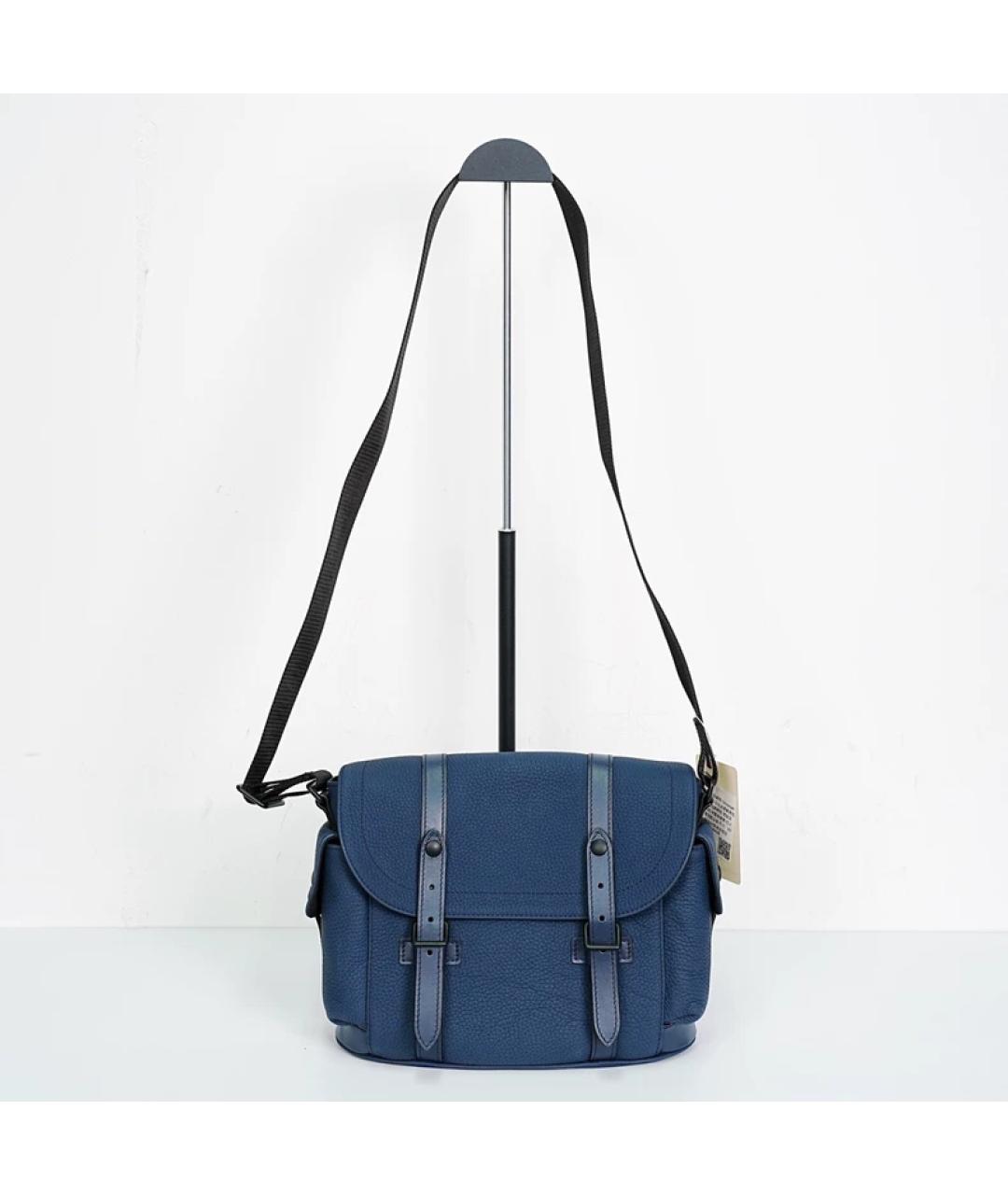 LOUIS VUITTON Синяя кожаная сумка на плечо, фото 6