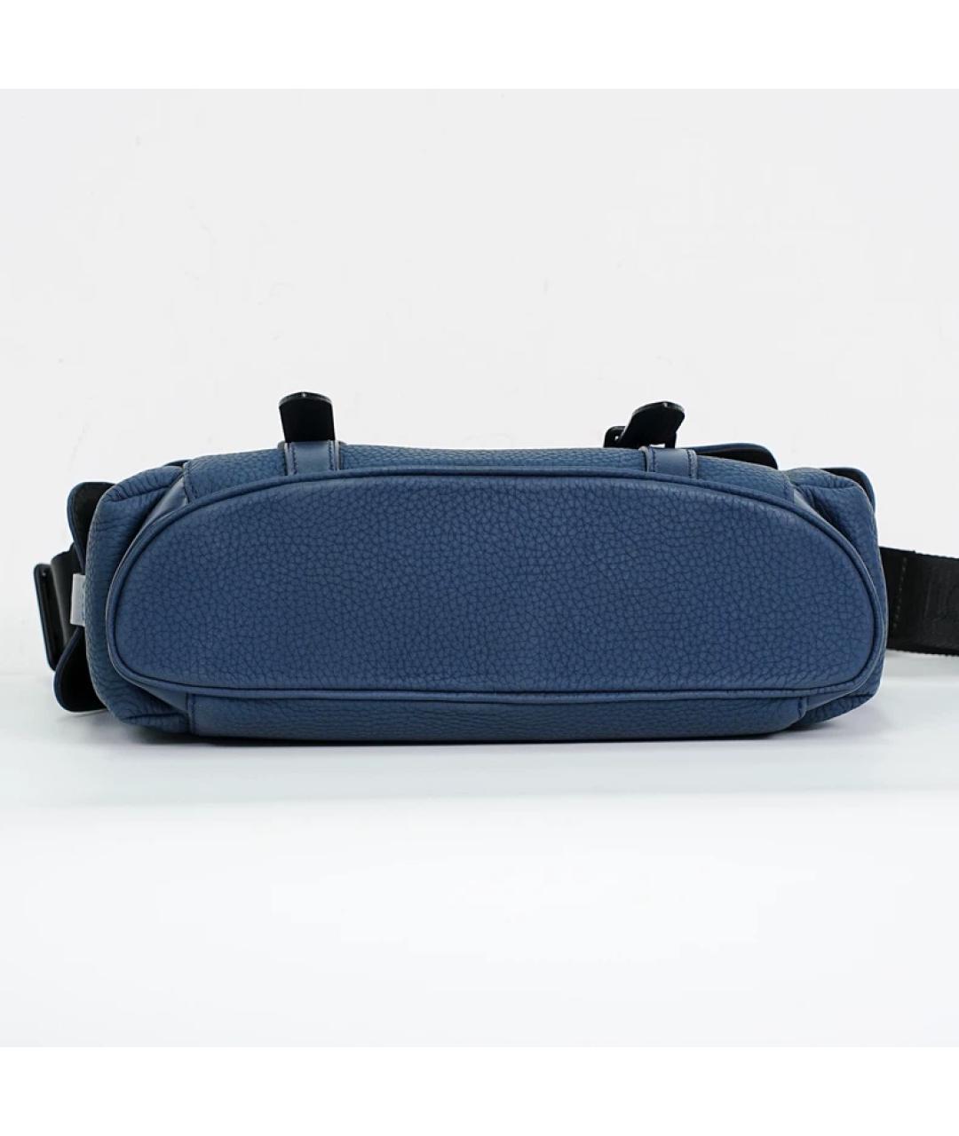 LOUIS VUITTON Синяя кожаная сумка на плечо, фото 7