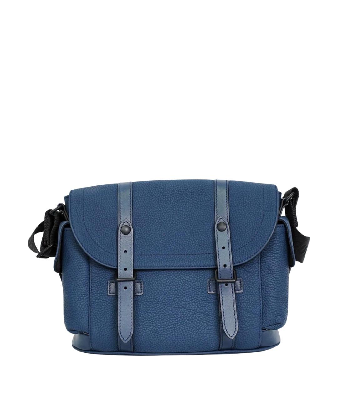 LOUIS VUITTON Синяя кожаная сумка на плечо, фото 1