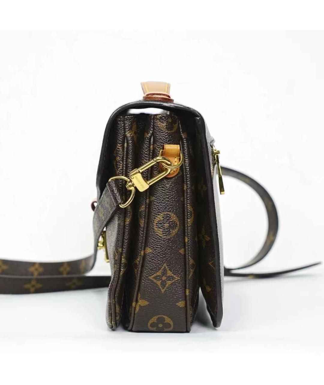 LOUIS VUITTON Коричневая сумка через плечо, фото 4