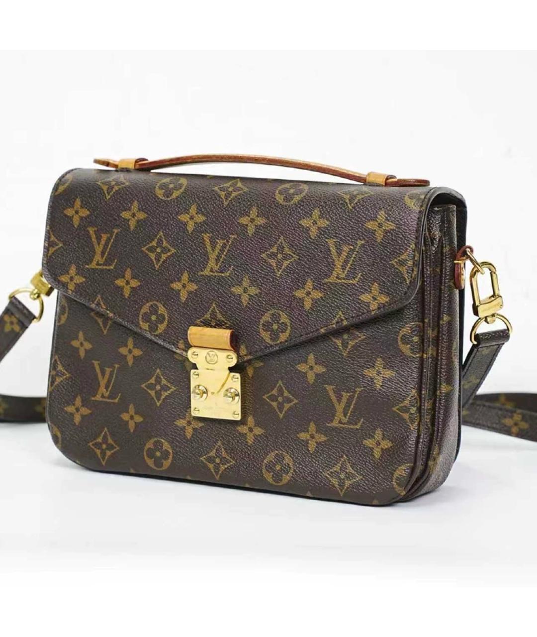 LOUIS VUITTON Коричневая сумка через плечо, фото 2