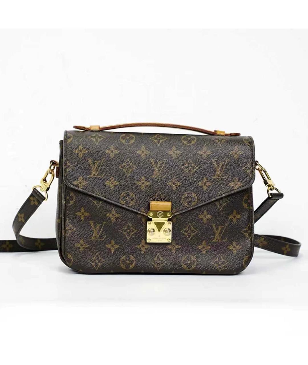 LOUIS VUITTON Коричневая сумка через плечо, фото 10