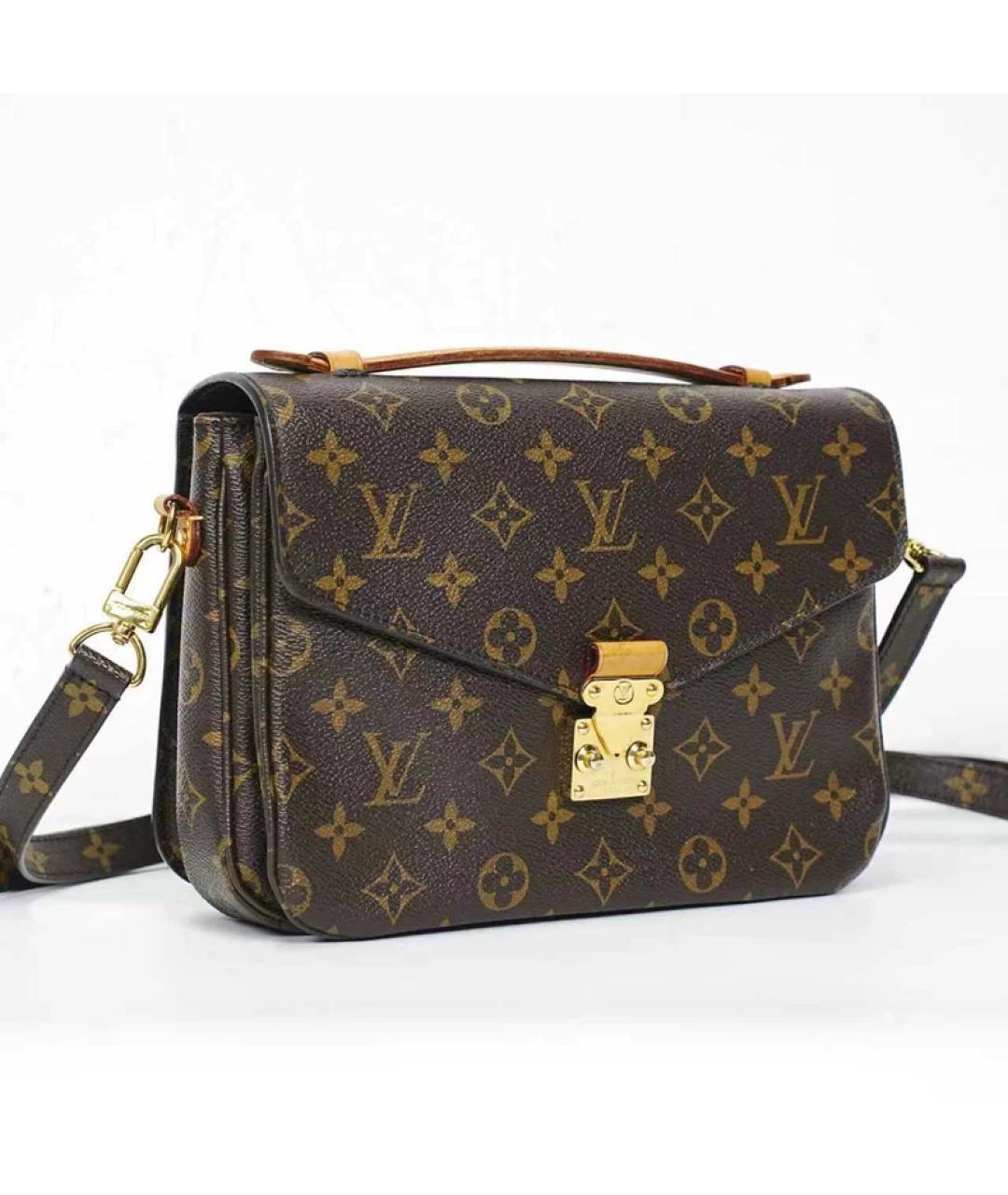 LOUIS VUITTON Коричневая сумка через плечо, фото 3