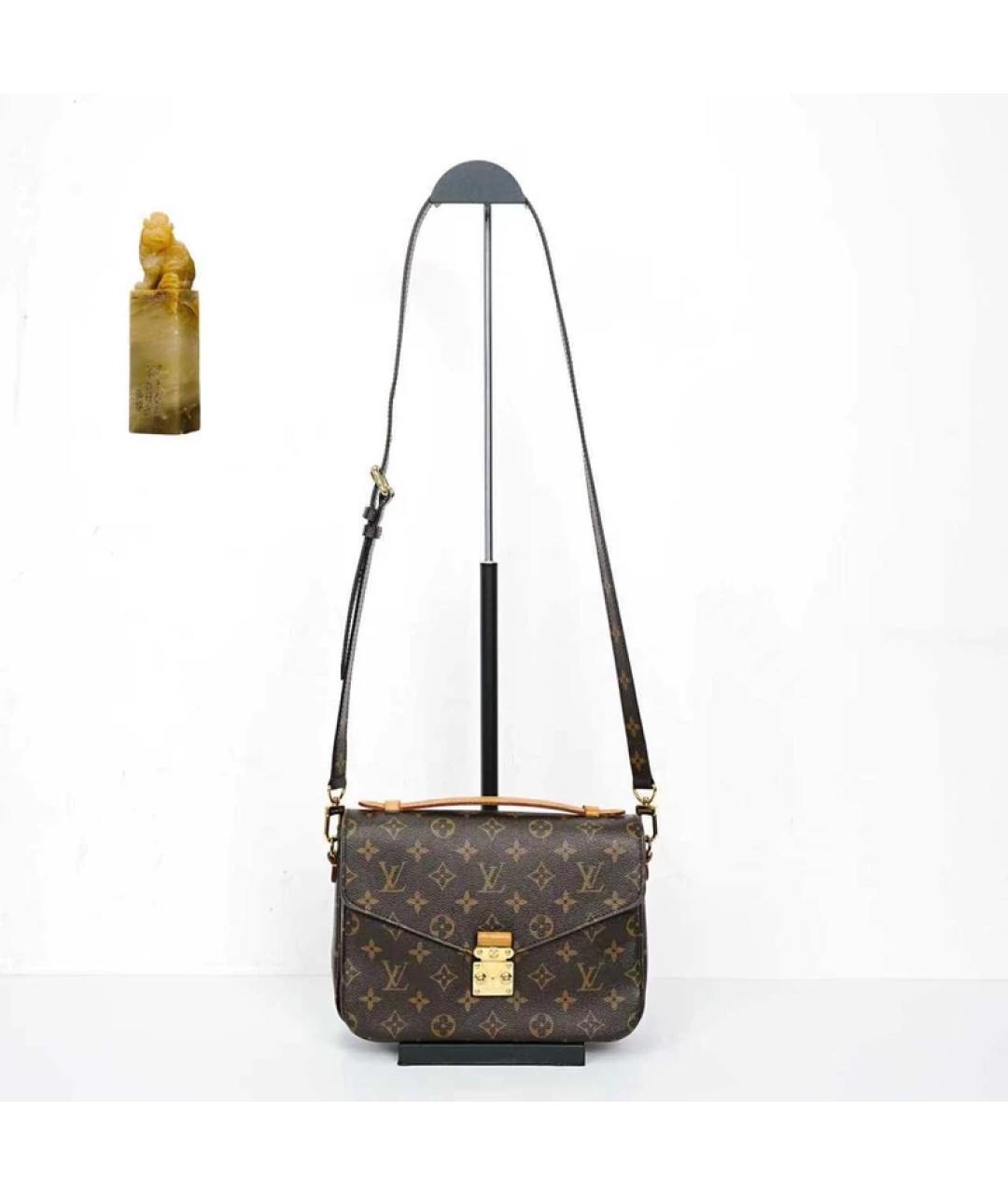 LOUIS VUITTON Коричневая сумка через плечо, фото 9