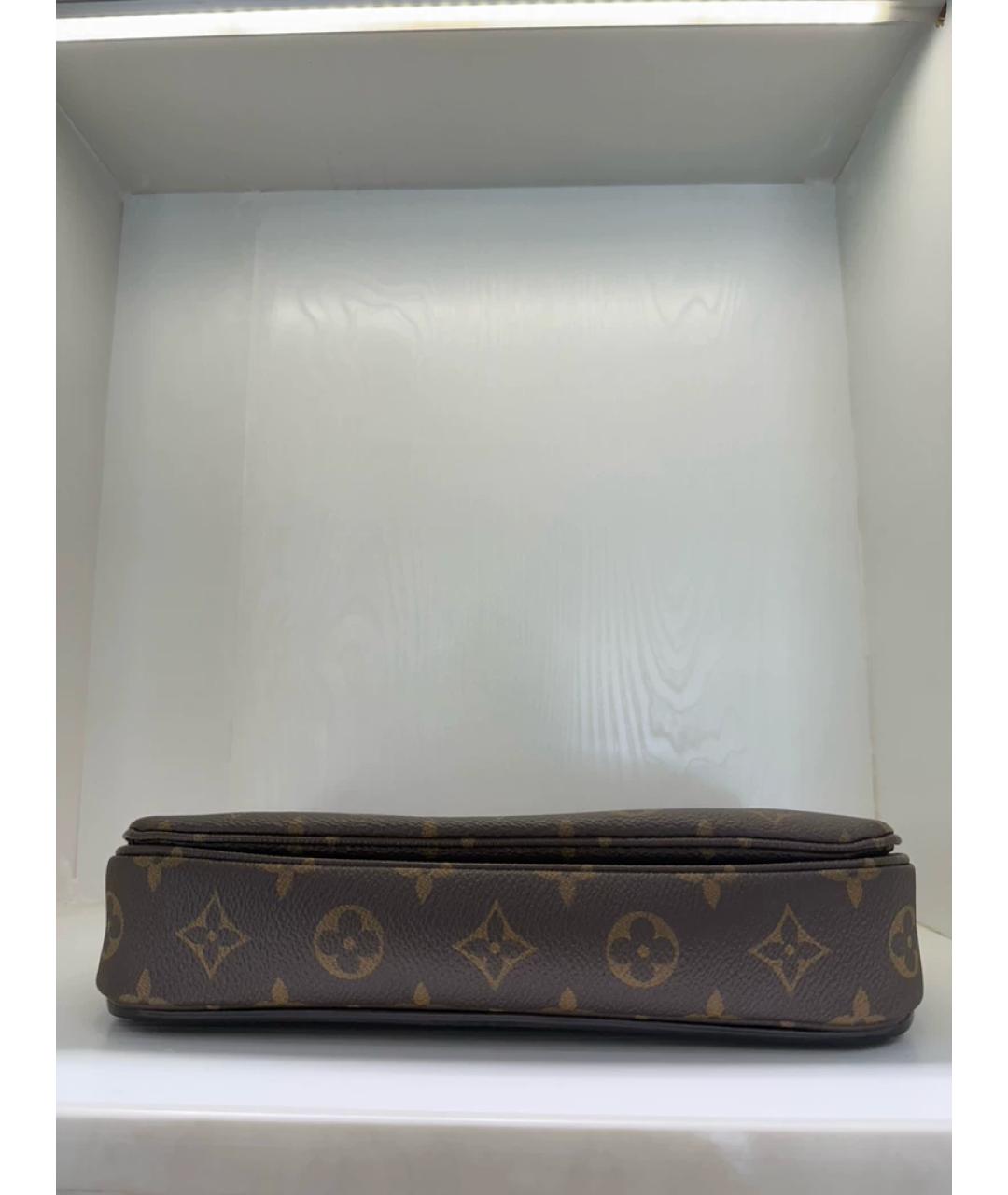 LOUIS VUITTON Коричневая сумка через плечо, фото 5