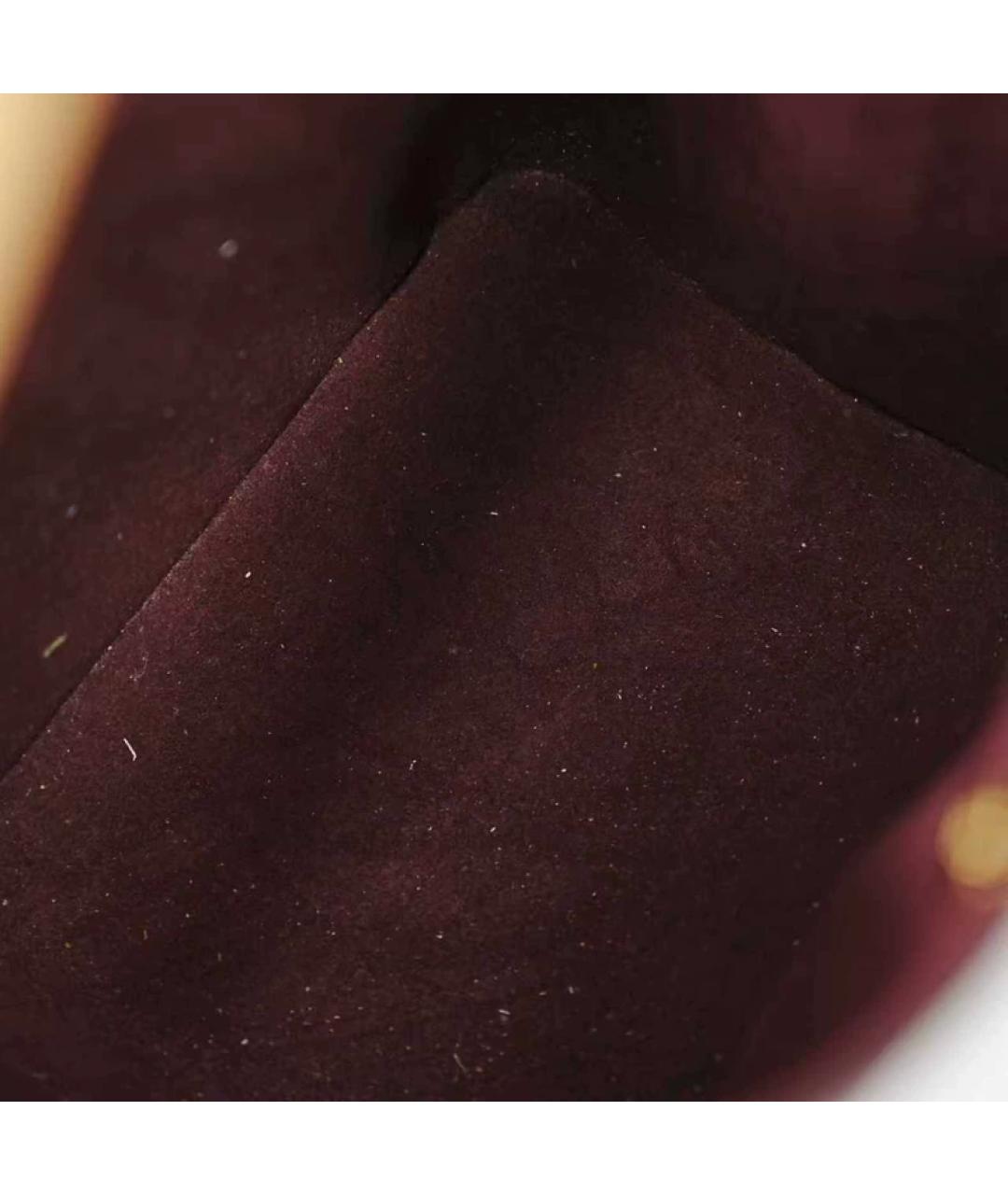 LOUIS VUITTON Коричневая кожаная сумка с короткими ручками, фото 8