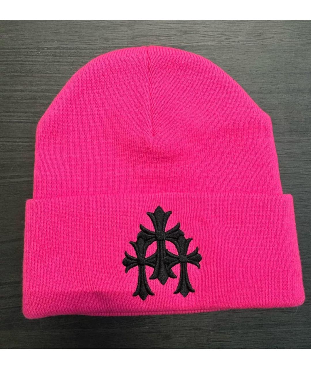 CHROME HEARTS Фуксия шапка, фото 2