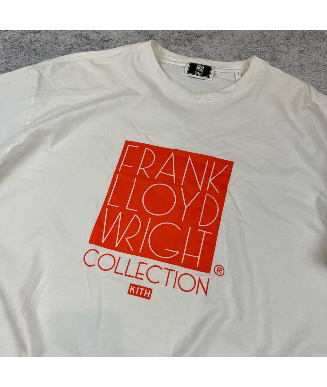 KITH Белая хлопковая футболка, фото 2