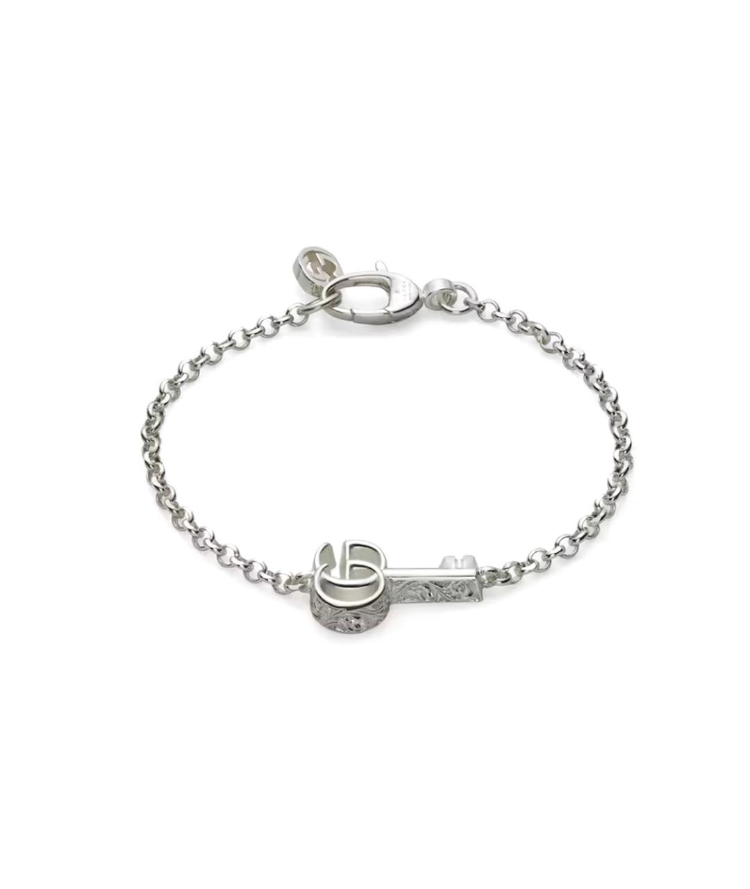 GUCCI Серебрянный серебряный браслет, фото 1