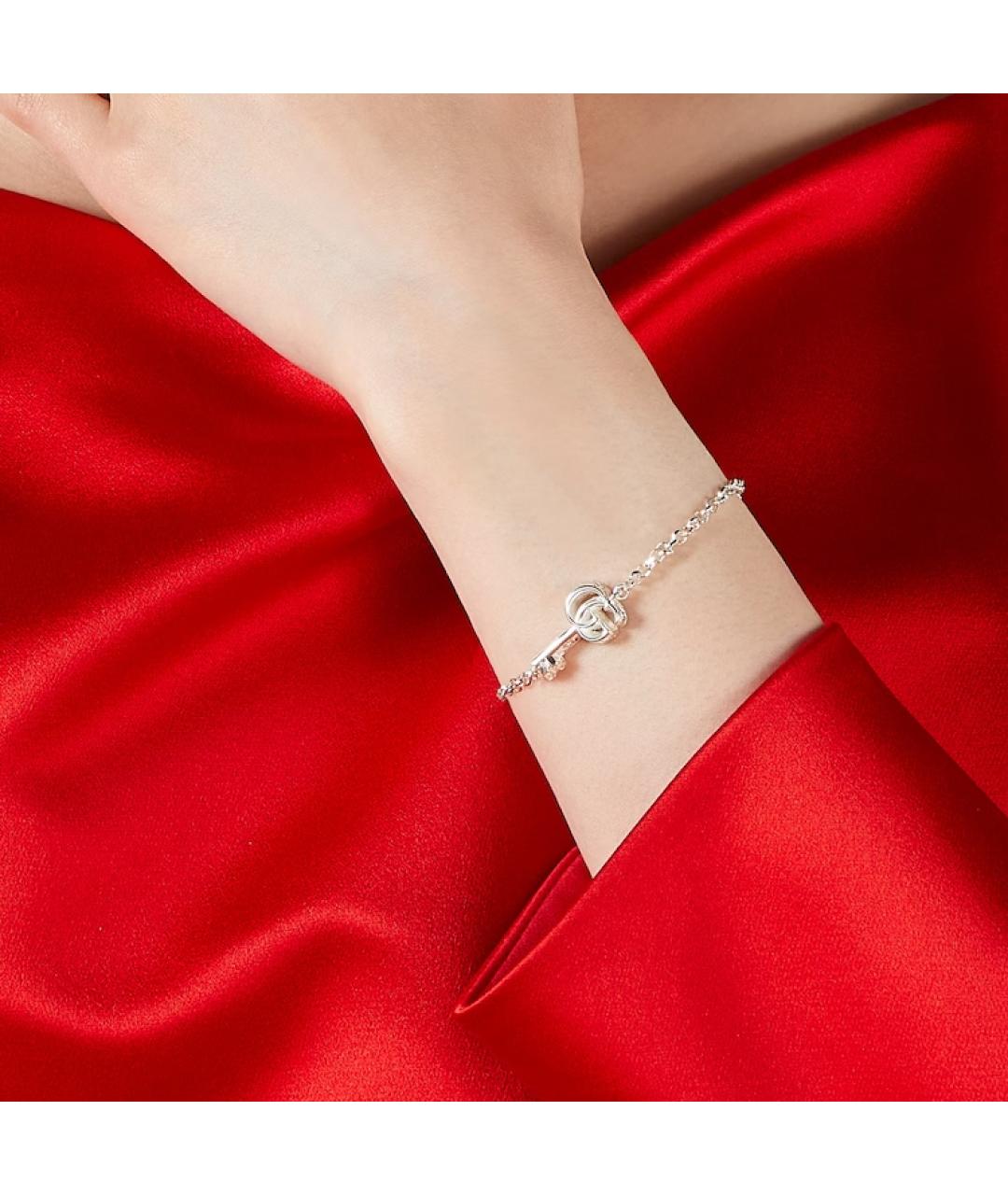 GUCCI Серебрянный серебряный браслет, фото 3