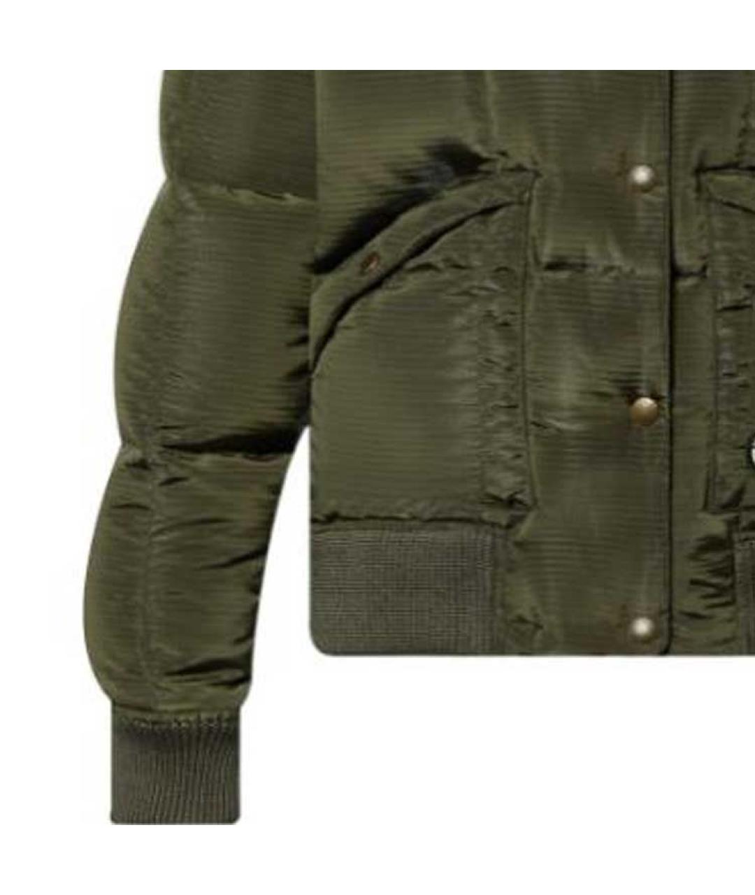 LOUIS VUITTON Зеленый пуховик, фото 4