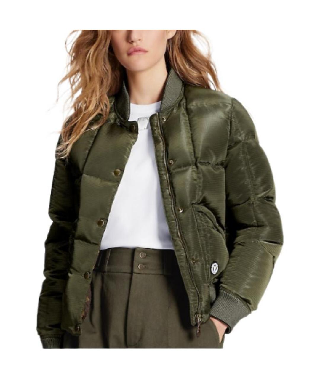 LOUIS VUITTON Зеленый пуховик, фото 5