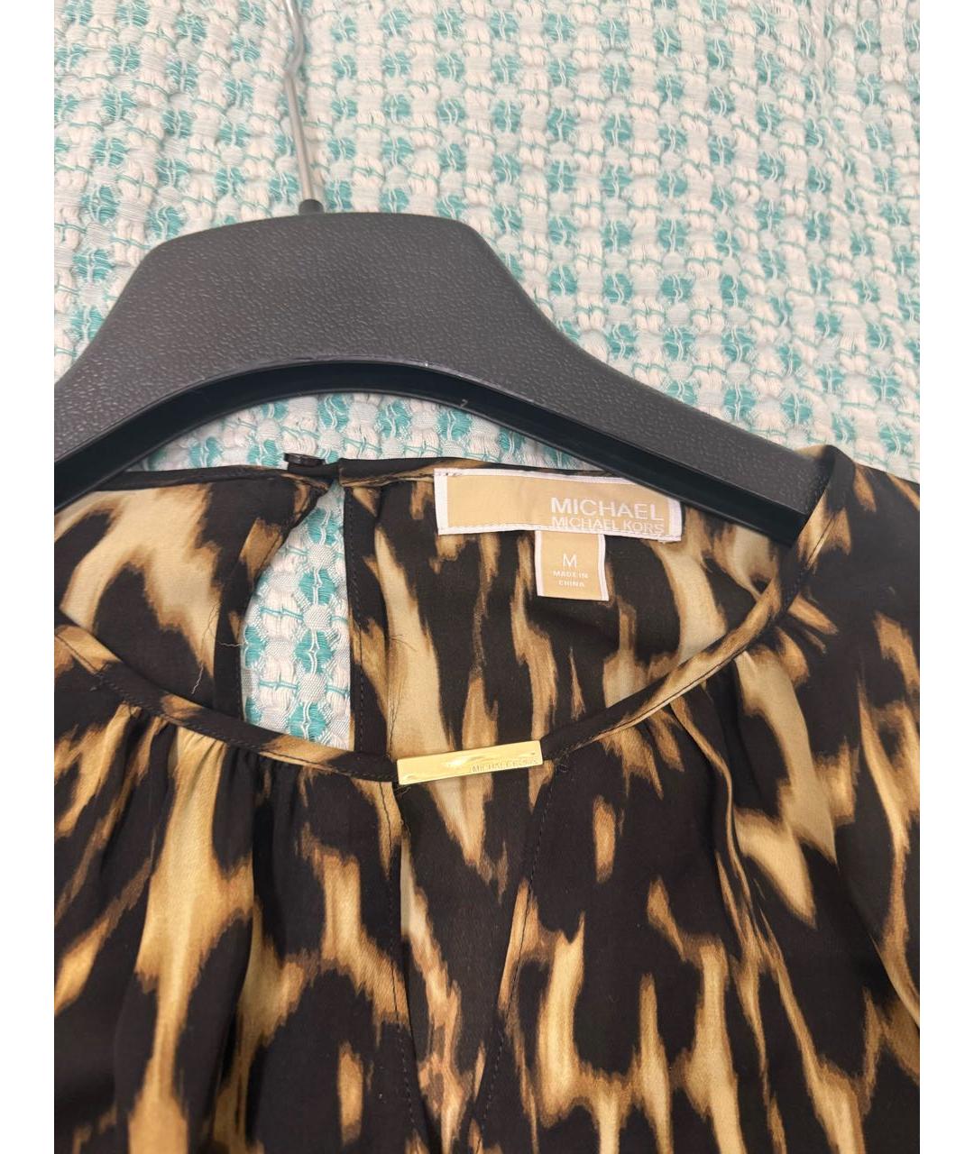 MICHAEL MICHAEL KORS Мульти полиэстеровая блузы, фото 2