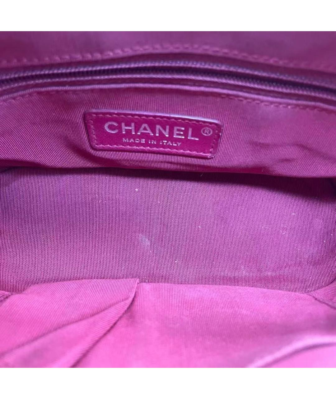 CHANEL Черная кожаная сумка через плечо, фото 8