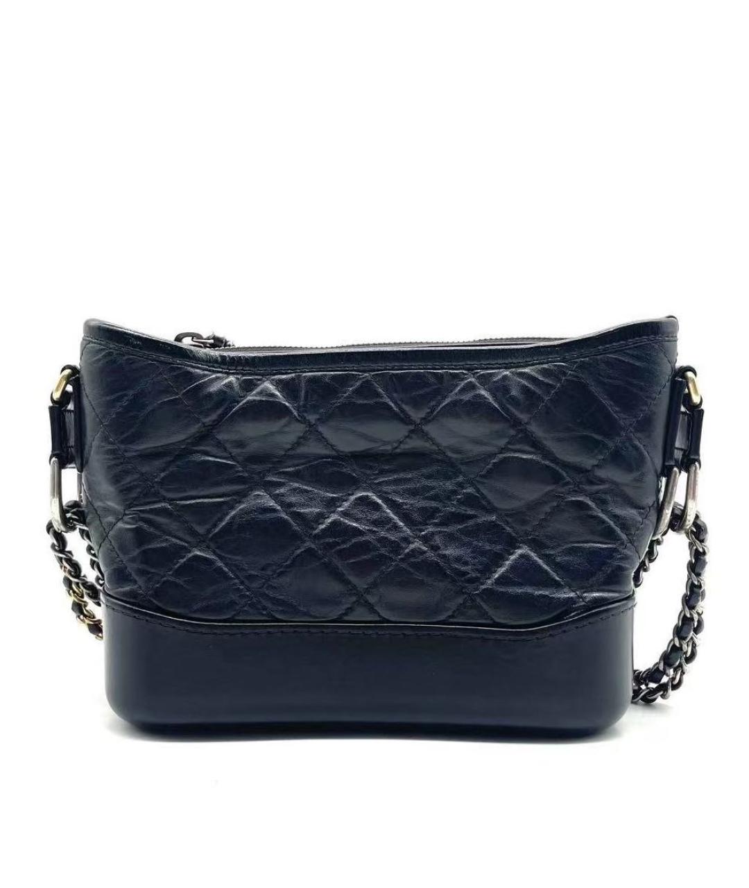 CHANEL Черная кожаная сумка через плечо, фото 2