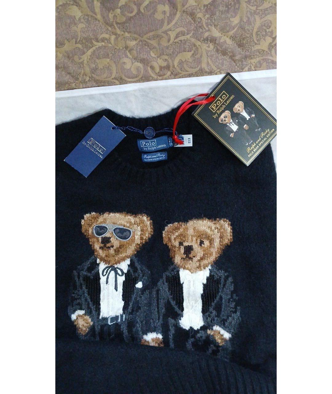 POLO RALPH LAUREN Черный шерстяной джемпер / свитер, фото 8