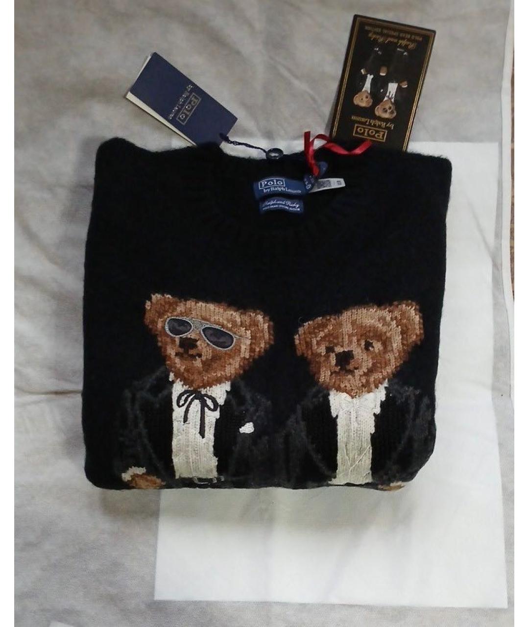 POLO RALPH LAUREN Черный шерстяной джемпер / свитер, фото 6