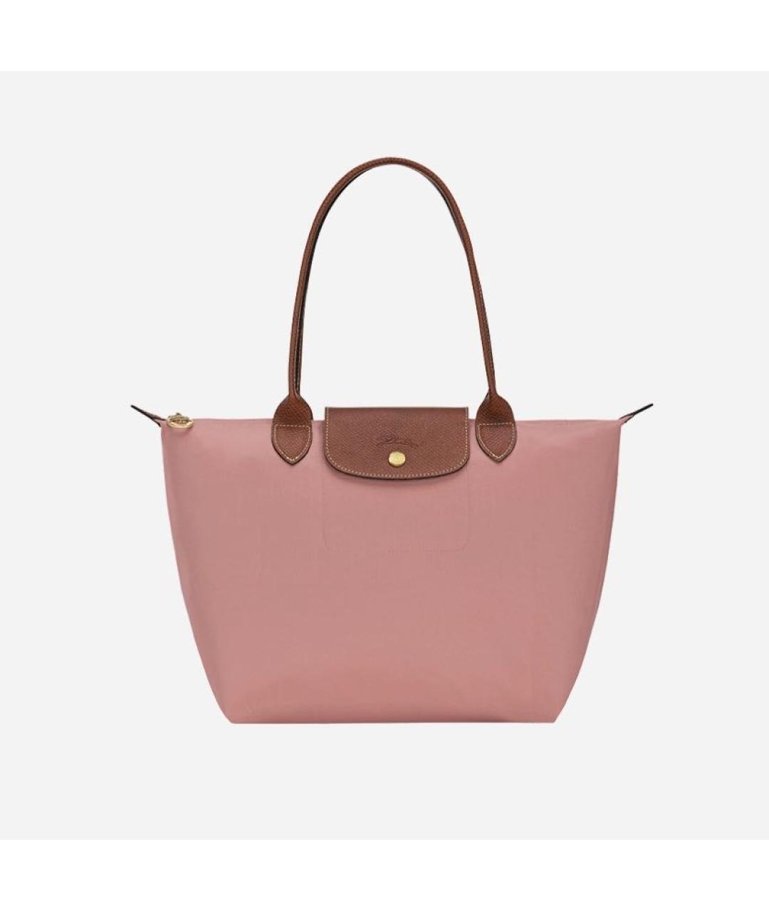 LONGCHAMP Розовая сумка тоут, фото 9