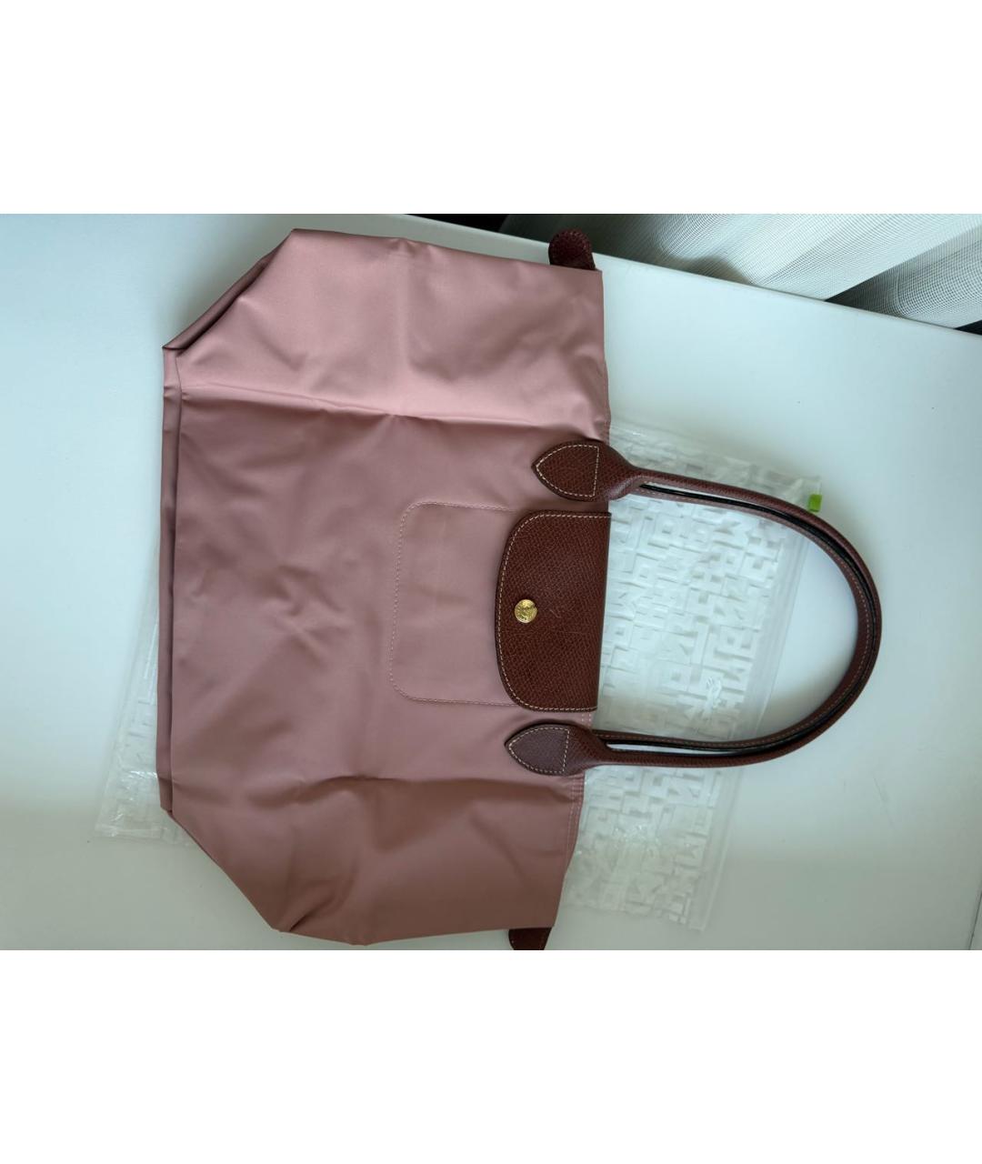 LONGCHAMP Розовая сумка тоут, фото 5