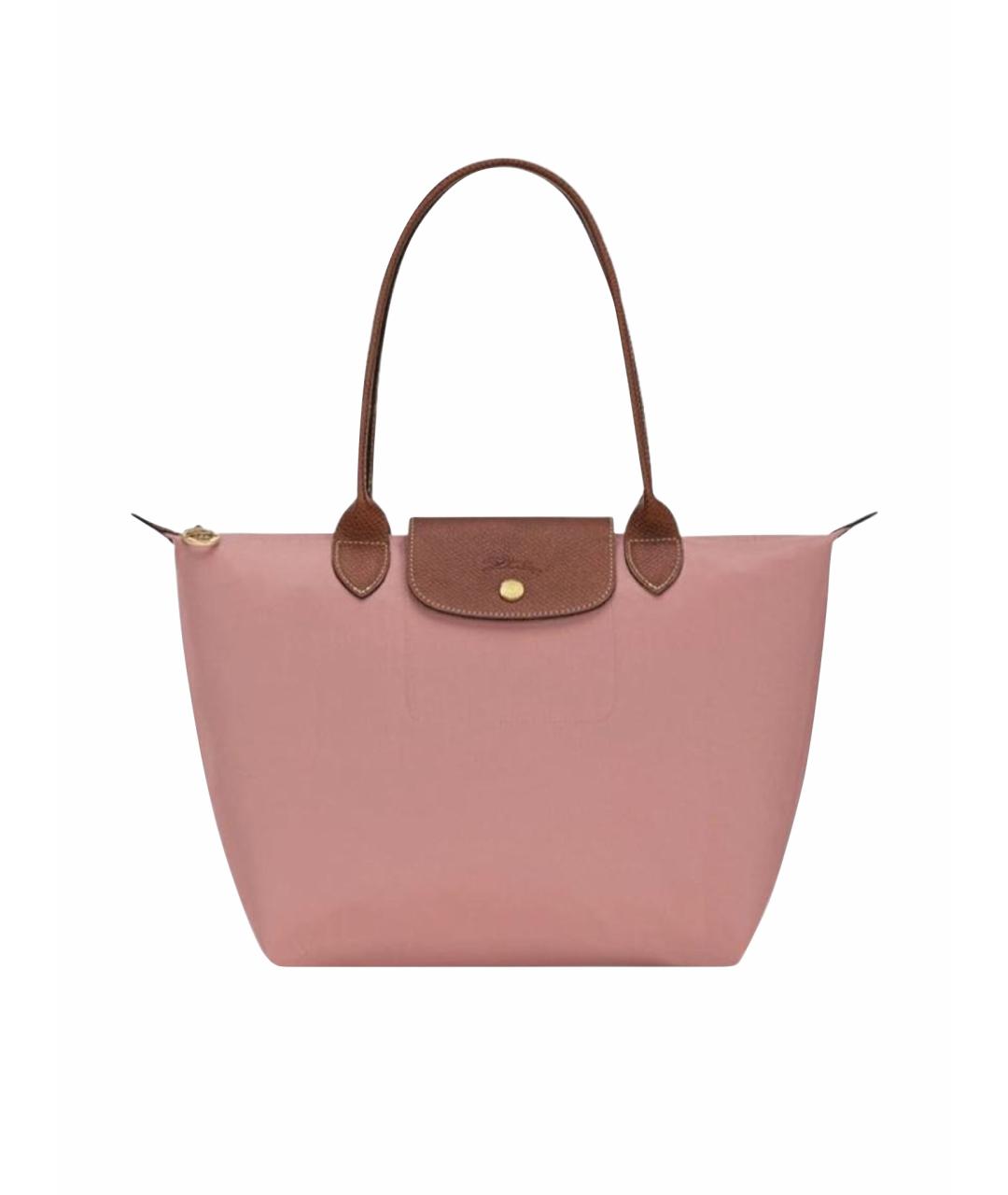 LONGCHAMP Розовая сумка тоут, фото 1
