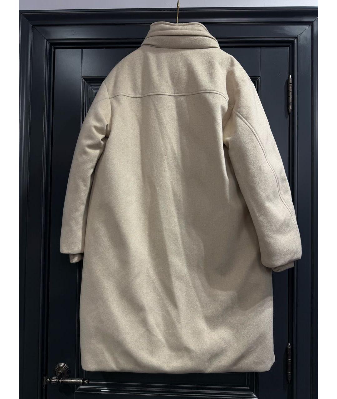 LORO PIANA Бежевый кашемировый пуховик, фото 3