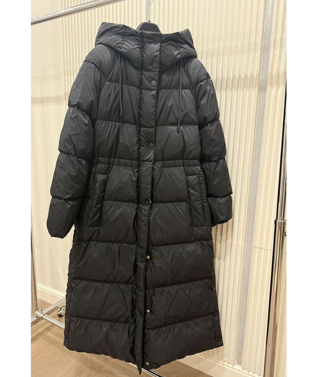 WEEKEND MAX MARA Черный полиэстеровый пуховик, фото 9