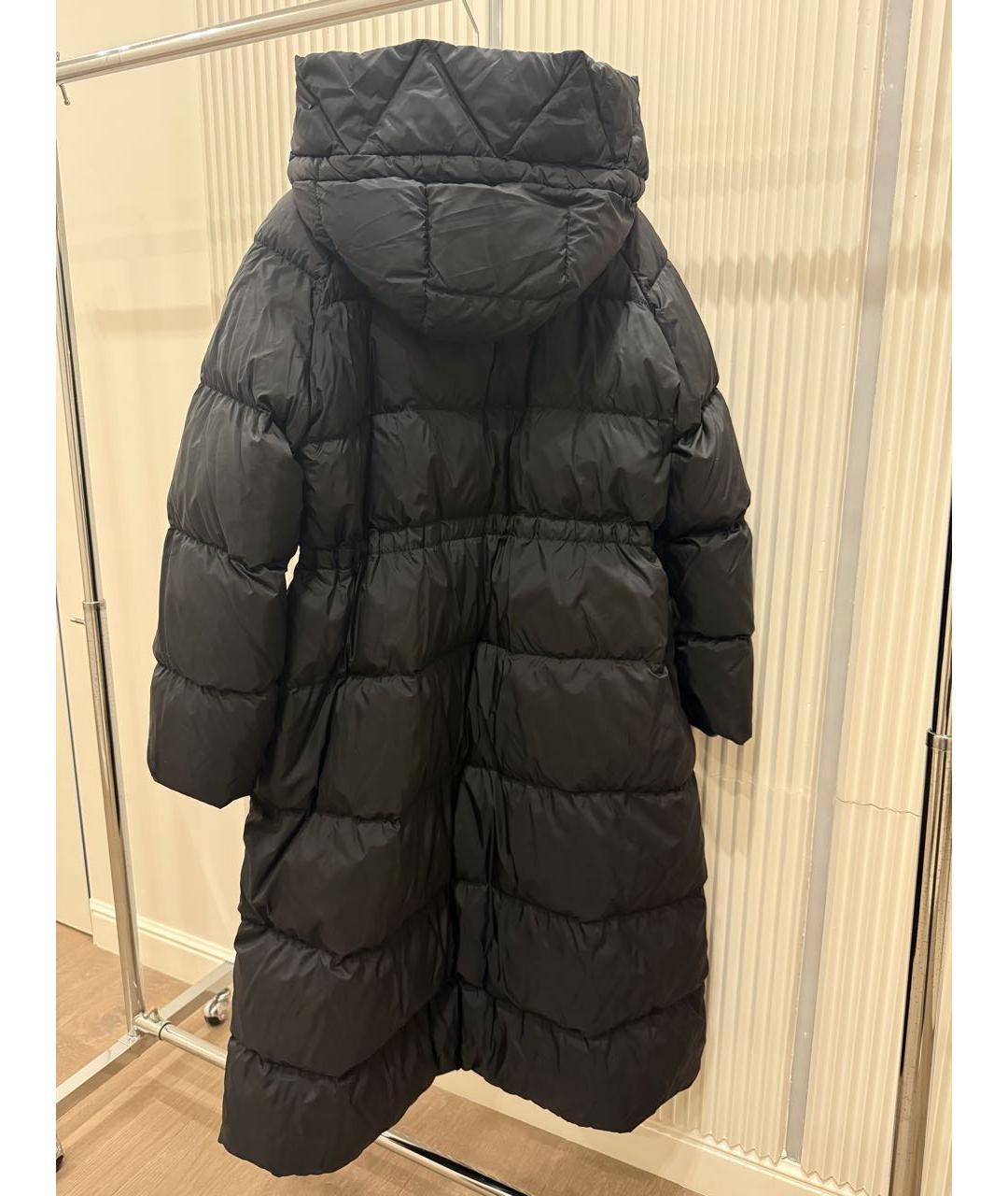 WEEKEND MAX MARA Черный полиэстеровый пуховик, фото 2