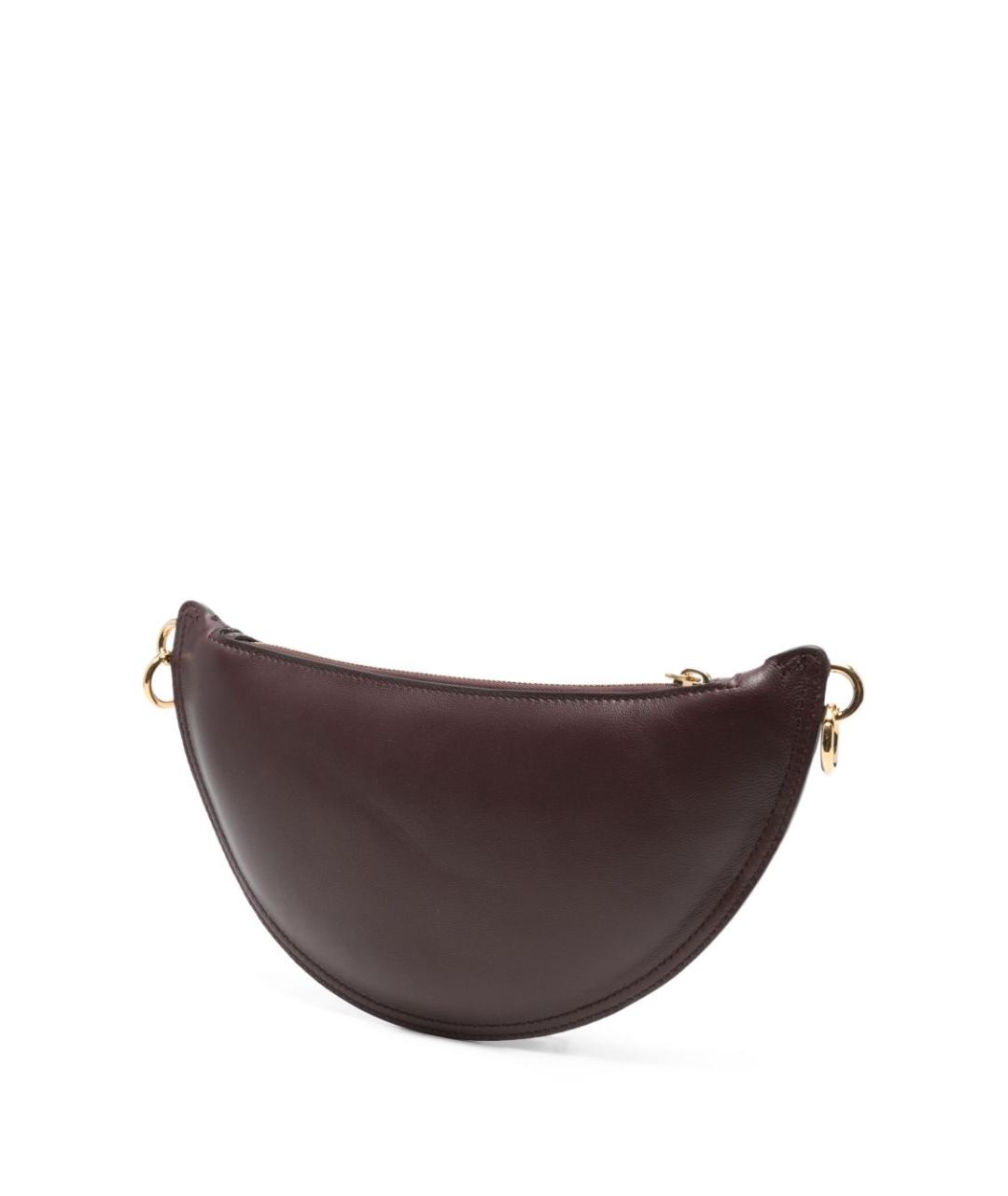 CHLOE Бордовая кожаная сумка через плечо, фото 5